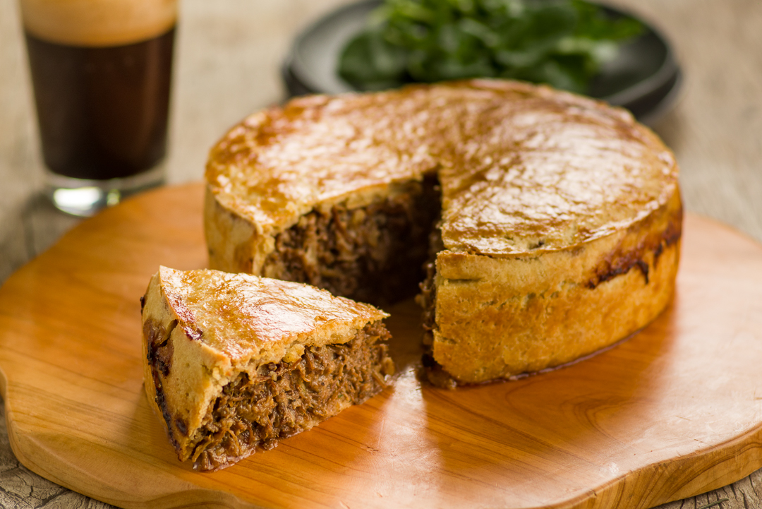 Learn how to make a delicious shredded short rib pie