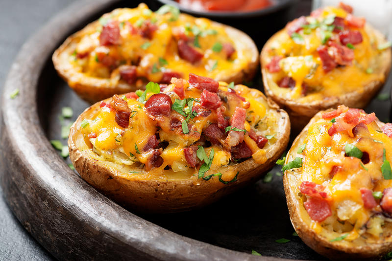 Como fazer batata recheada com bacon - Minerva Foods